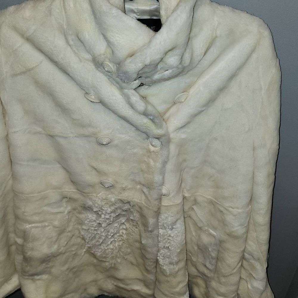 Ashley Stewart Faux Fur Coat